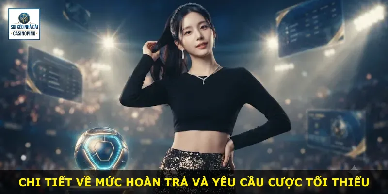 Chi tiết về mức hoàn trả và yêu cầu cược tối thiểu