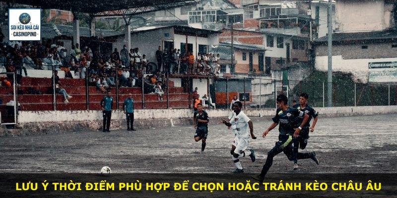 Lưu ý thời điểm phù hợp để chọn hoặc tránh kèo Châu Âu