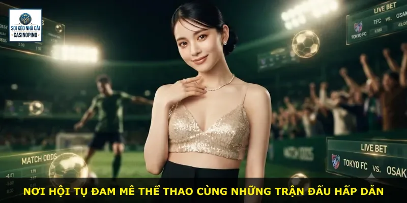 Nơi hội tụ đam mê thể thao cùng những trận đấu hấp dẫn